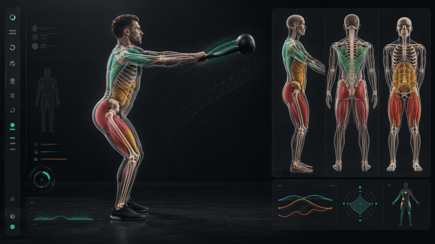 Kettlebell Form Coach anatomy interface