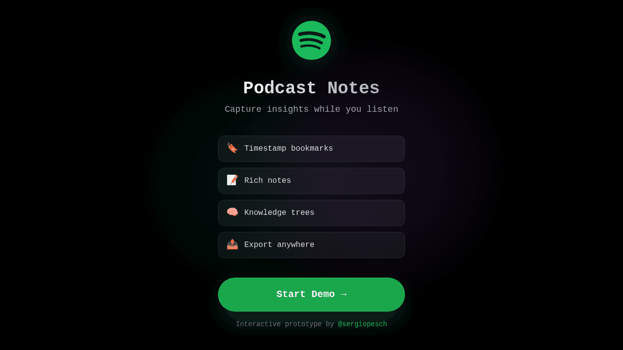 Spotify Notetaker preview